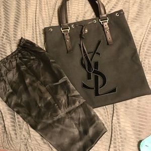 ❣️AUTHENTIC❣️YSL Canvas Tote w/ dust bag